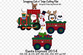 Train Christmas ornament Santa Claus Clip art - train 