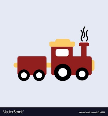 Train icon modern transportation sign isolated vector image
