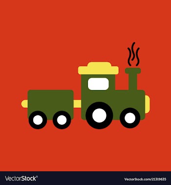 Train icon modern transportation sign isolated vector image