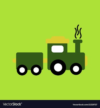 Train icon modern transportation sign isolated vector image