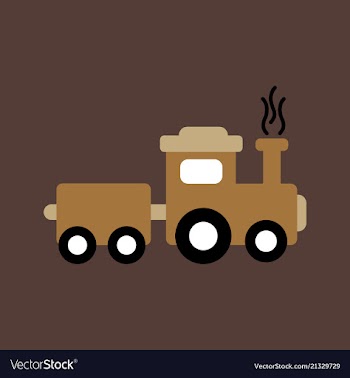 Train icon modern transportation sign isolated vector image