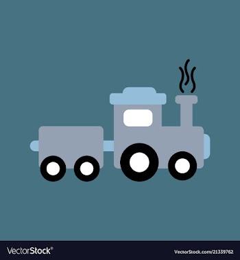 Train icon modern transportation sign isolated vector image