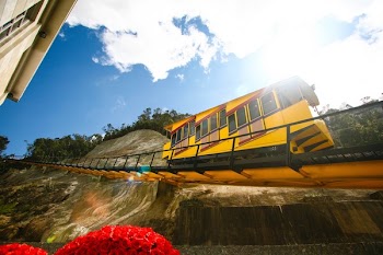 Train on Railroad Track Against Sky