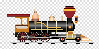 Train Rail transport Steam locomotive Illustration, steam train transparent background PNG clipart