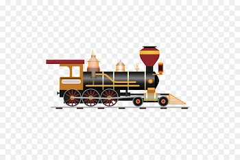 Train Rail transport Steam locomotive Illustration - train,Retro Train 