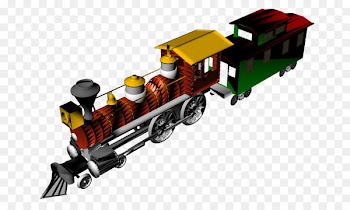 Train Railroad car Rail transport Locomotive - train 