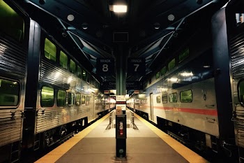 Train Station Illustration