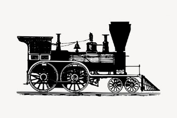 Train, transportation drawing, vintage illustration | Free Vector - rawpixel