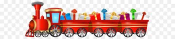 Train Tweetsie Christmas Santa Claus Clip art - Christmas Train Transparent PNG Clip Art Image 