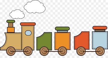 Train Wedding invitation Baby shower Infant Clip art - Cartoon train children's toys 