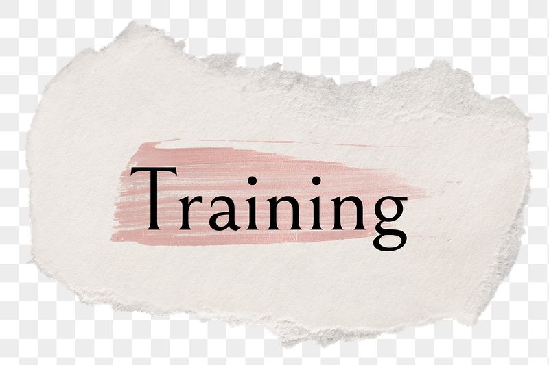 Training png word sticker typography, | Free PNG - rawpixel