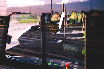 Tram cockpit