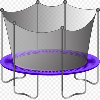 Trampoline - Trampoline with protective net 