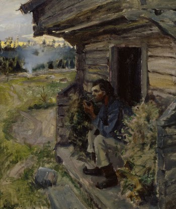 Tranquil evening, 1890, by Akseli | Free Photo - rawpixel