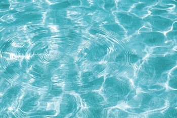 Tranquil Turquoise Pool Water Ripples