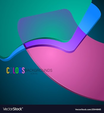 Translucent colors scene vector image