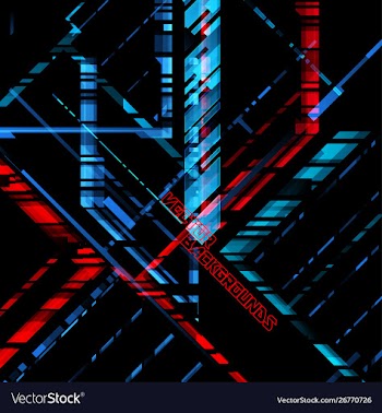 Translucent geometry colors concepts on a black vector image