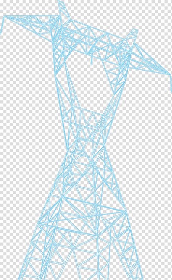 Transmission tower Electricity, High-tension line transparent background PNG clipart