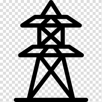 Transmission tower Overhead power line Electricity Electrical grid Electrical energy, electric tower transparent background PNG clipart