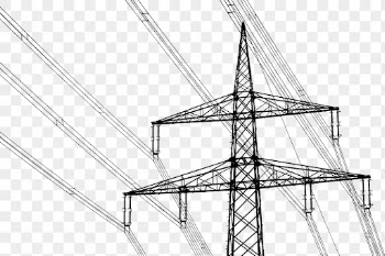 Transmission tower png silhouette, transparent | Free PNG - rawpixel