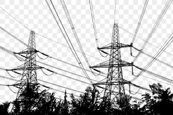 Transmission tower png silhouette, transparent | Free PNG - rawpixel