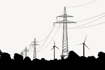 Transmission tower silhouette border, environment | Free PSD - rawpixel