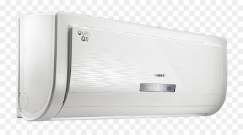 Transparency and translucency Acondicionamiento de aire - White hanging machine energy saving air conditioning transparent material 