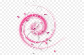 Transparency and translucency Clip art - Floating pink ribbon 