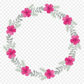 Transparency and translucency Flower - Transparent garland,material 