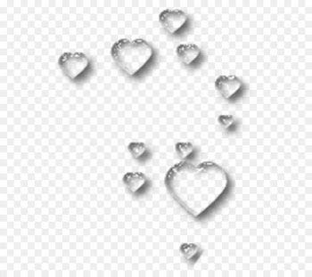 Transparency and translucency Valentines Day - Floating water droplets 