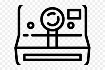 Transparent Background Polaroid Camera Clipart