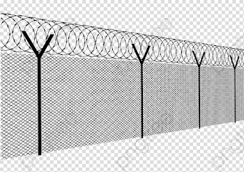 Transparent barbed wire fence PNG Format Image With Size 1024*724 ...