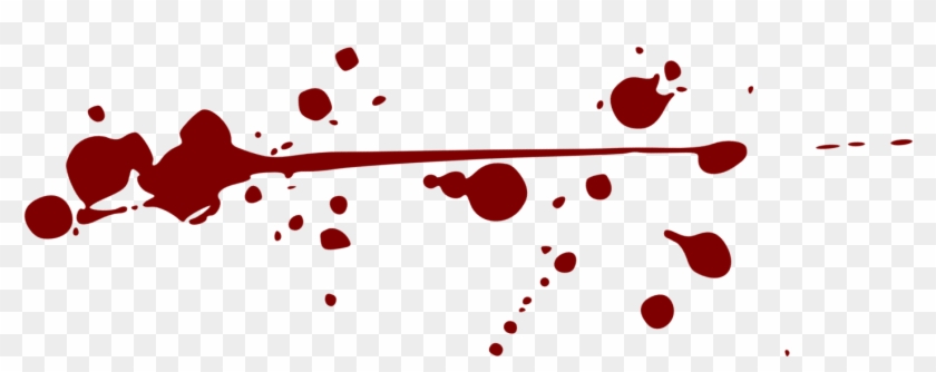 Transparent Blood Splatter Png - Blood Splatter From Sword