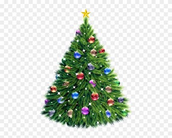 Transparent Christmas Tree Clipart - Christmas Tree Png