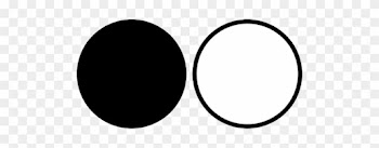 Transparent Circle On White Background Clipart - White Circle Black Border Png