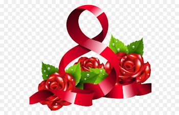 Transparent conducting film Information - 8 March and Roses PNG Clipart Picture 