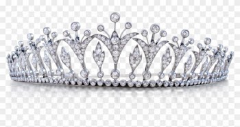 Transparent Diamond Princess Tiaras - Real Silver Crown Transparent Background