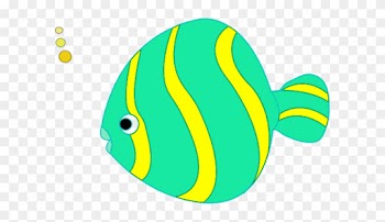 Transparent Fish Clipart - Coral Reef Fish