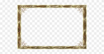 Transparent Frame Gold Png Image Image - Picture Frame
