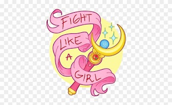 “transparent Girl Gang Badges For Your Blog Coming - Sailor Moon Fight Like A Girl