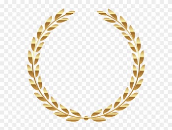 Transparent Gold Wreath Png Clipart Picture - Gold Laurel Leaf Png