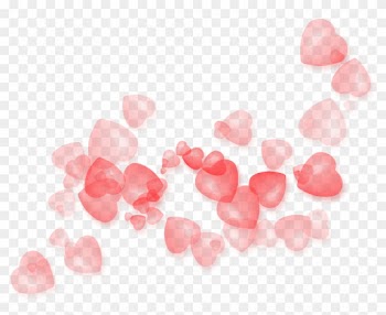 Transparent Hearts Decor Png Clipart Picture - Valentine Background Png