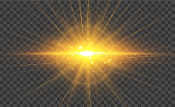 Transparent light flare effect background Free Vector