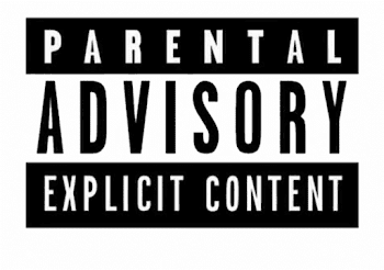 Transparent Parental Advisory Music Love Hate Life - Polaroid ...