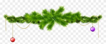 Transparent Pine Branch With Pine Cones Png Clipartu200b - Christmas Tree Branch Png