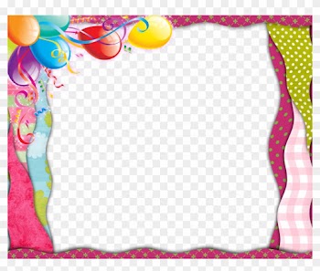 Transparent Png Frames - Balloons Frame Png