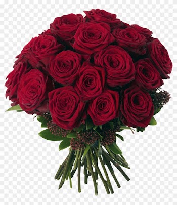 Transparent Red Roses Bouquet Png Clipart Picture - Bouquet Of 15 Red Roses