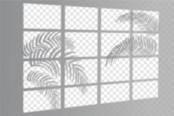 Transparent shadows overlay effect Free Vector