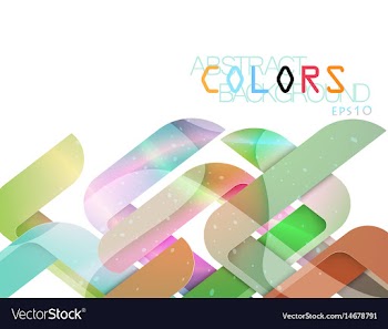 Transparent shape colors vector image