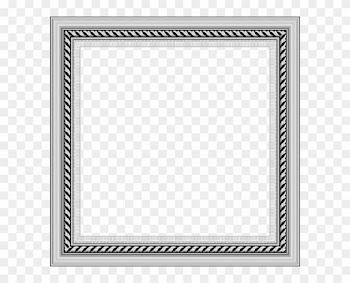 Transparent Silver Png Photo Frame - Silver Photo Frame Png